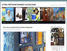 Tablet Screenshot of lithiaartisansmarket.com